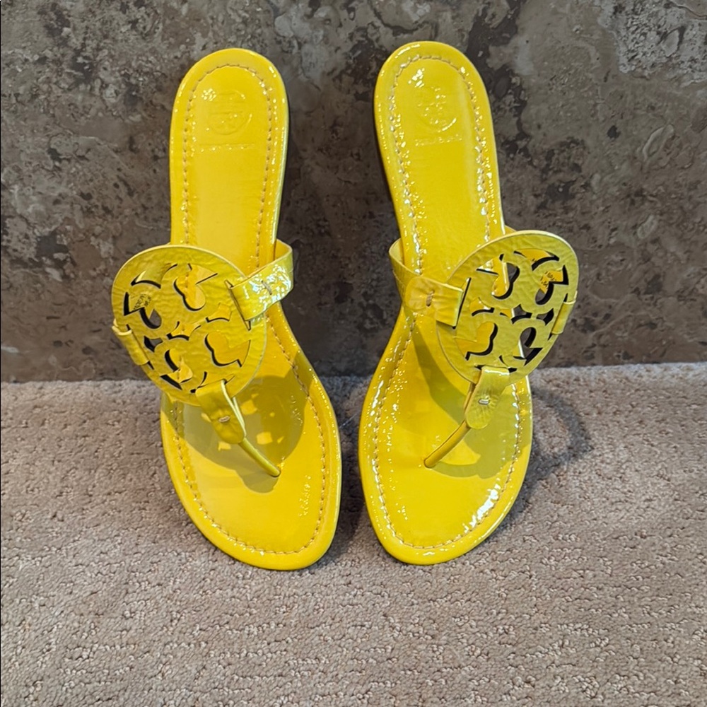 Tory Burch Yellow Sandals